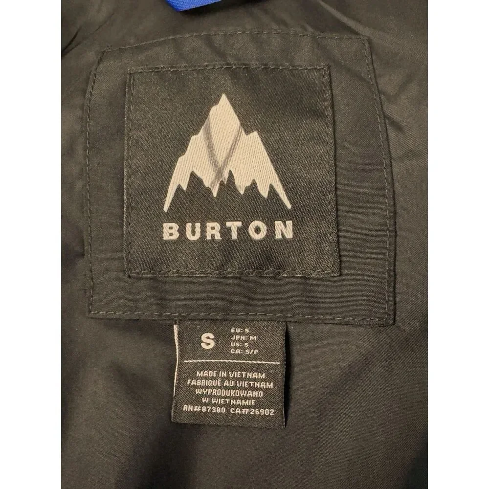 Burton Reserve 2L Insulated Jacket Snowboard Jacket Coat Outdoor Men's Size S